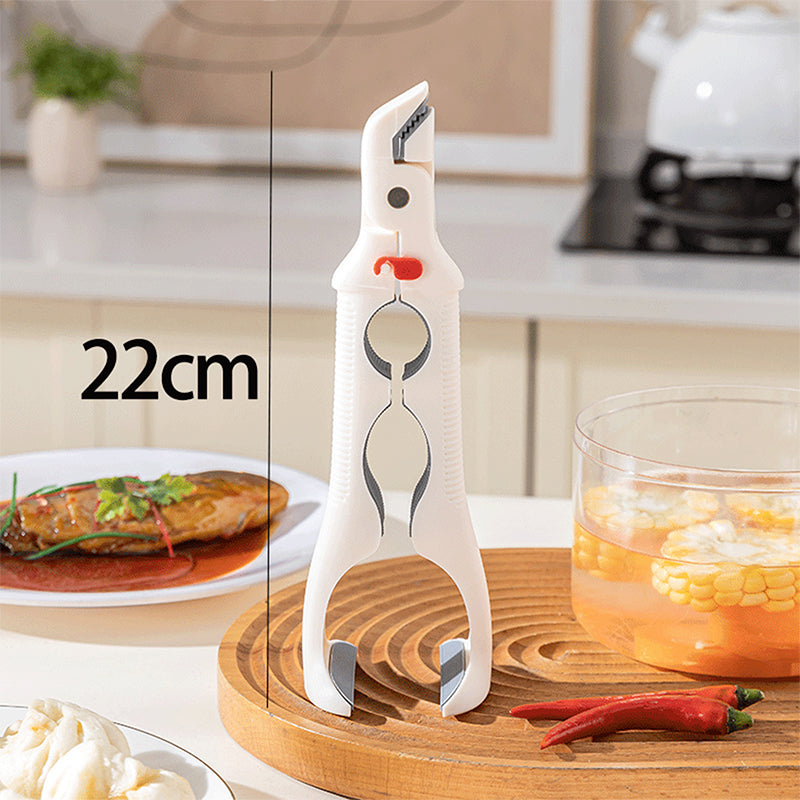 🍽️ 3-in-1 Silicone Bowl & Plate Clamp | 🍲LAST DAY 50% OFF!! | Non-Slip Grip for Food Storage & Transport | Final Chance Kitchen Helper Gift 🎅✨